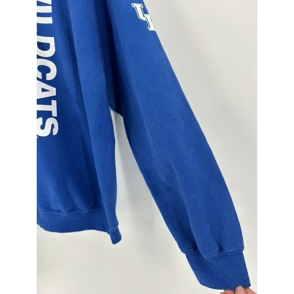 Vintage UK Kentucky Wildcats Sweatshirt Mens XL Blue Pullover Graphic Cotton